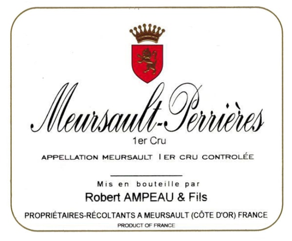 Rượu vang trằng Robert Ampeau Meursault-Perrieres Premier Cru 2002