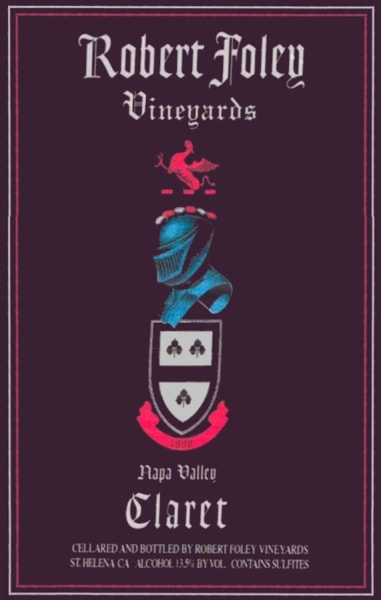 Rượu vang đỏ Robert Foley Vineyards Claret 1998