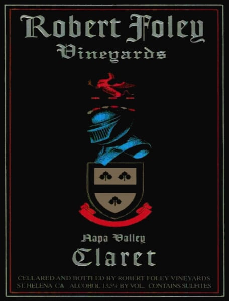 Rượu vang đỏ Robert Foley Vineyards Claret 2001