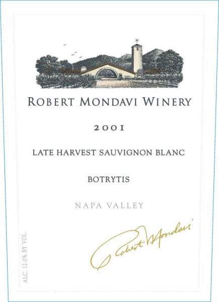 Rượu vang trằng Robert Mondavi Botrytis Sauvignon Blanc 2001