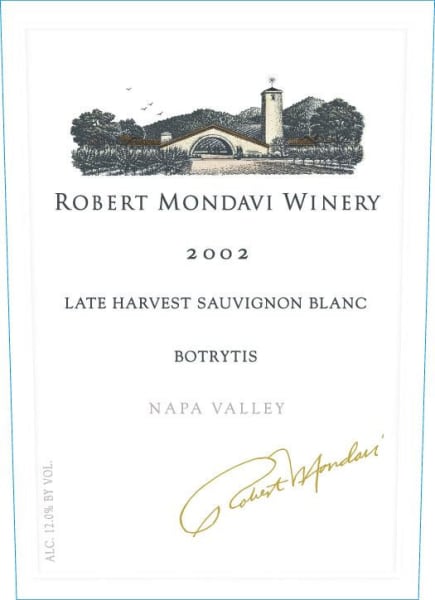 Rượu vang trằng Robert Mondavi Botrytis Sauvignon Blanc 2002