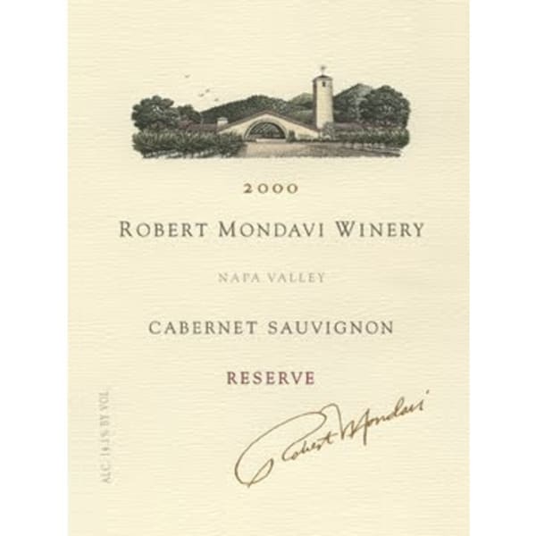 Rượu vang đỏ Robert Mondavi Reserve Cabernet Sauvignon (chai Magnum 1,5 lít) 2000