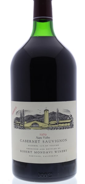 Rượu vang đỏ Robert Mondavi Reserve Cabernet Sauvignon (3 Liter - signs of seepage) 1979