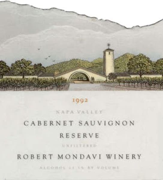 Rượu vang đỏ Robert Mondavi Reserve Cabernet Sauvignon (chai 6 lít) 1992