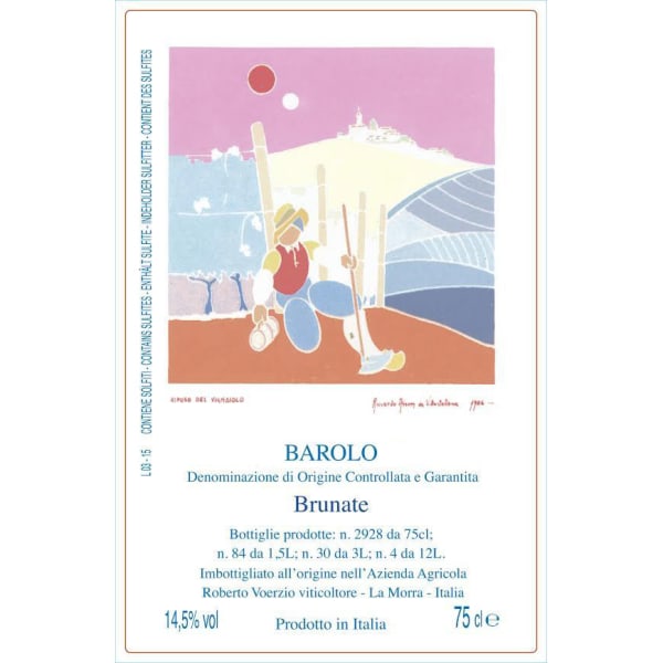 Rượu vang đỏ Roberto Voerzio Barolo Brunate 2015