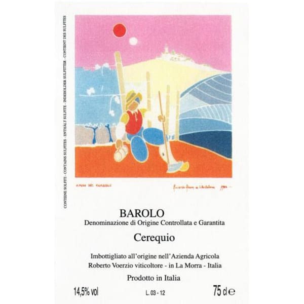 Rượu vang đỏ Roberto Voerzio Barolo Cerequio 1999