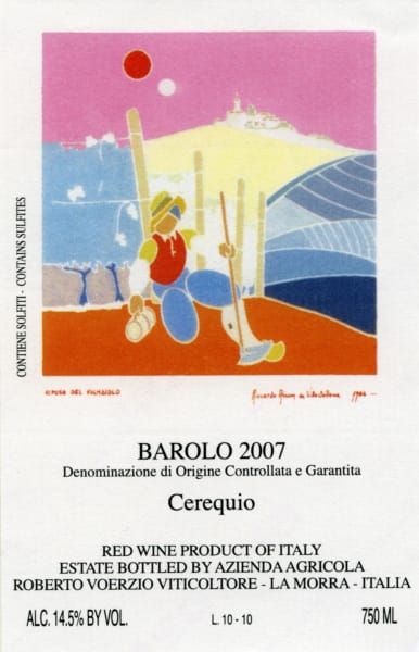 Rượu vang đỏ Roberto Voerzio Barolo Cerequio 2007