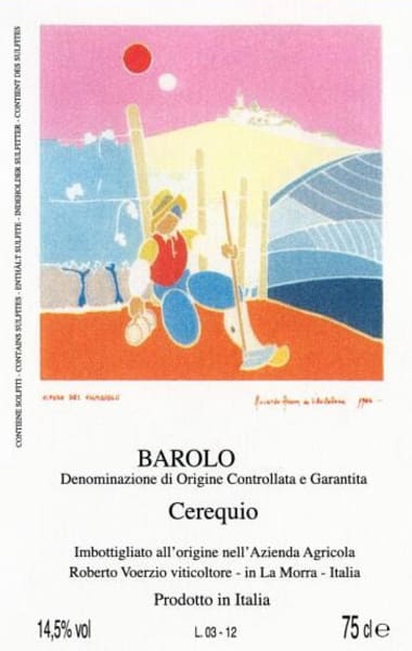 Rượu vang đỏ Roberto Voerzio Barolo Cerequio 2010