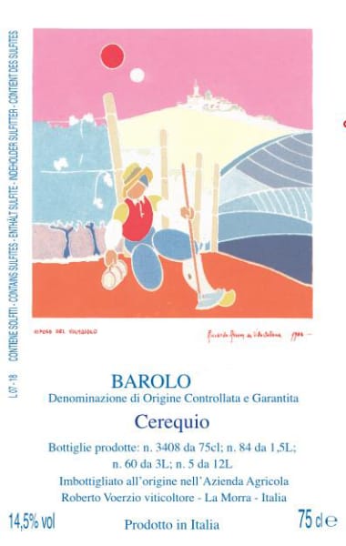 Rượu vang đỏ Roberto Voerzio Barolo Cerequio 2014
