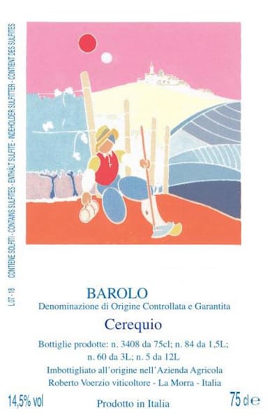 Rượu vang đỏ Roberto Voerzio Barolo Cerequio 2018