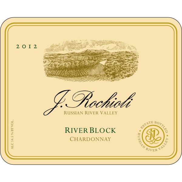Rượu vang trằng Rochioli River Block Chardonnay 2012