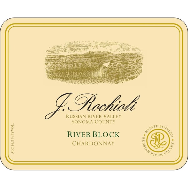 Rượu vang trằng Rochioli River Block Chardonnay 2014