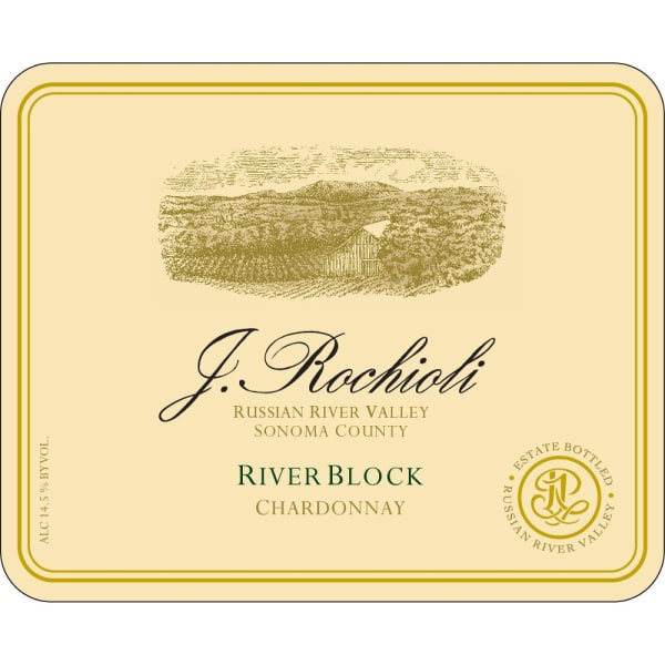 Rượu vang trằng Rochioli River Block Chardonnay 2016