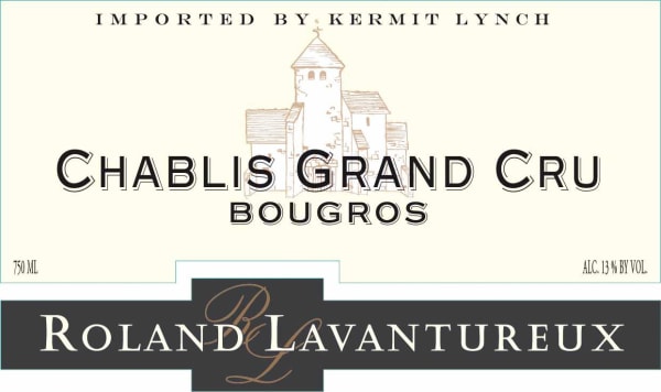 Rượu vang trằng Roland Lavantureux Chablis Bougros Grand Cru 2018