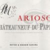 Rượu vang đỏ Rotem & Mounir Saouma Chateauneuf-du-Pape Arioso 2015