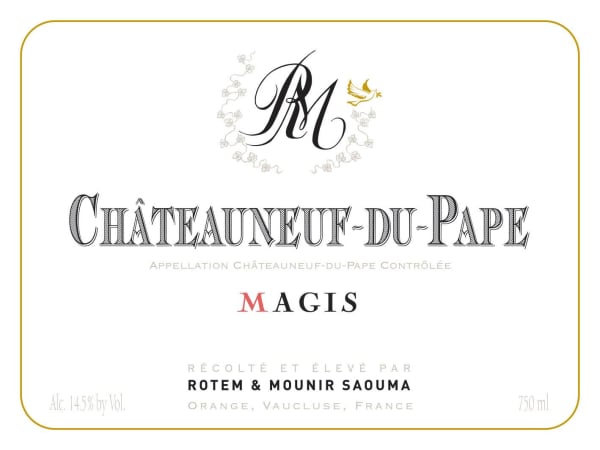 Rượu vang trằng Rotem & Mounir Saouma Chateauneuf-du-Pape Magis Blanc 2013