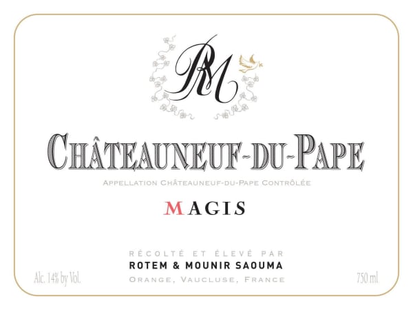 Rượu vang trằng Rotem & Mounir Saouma Chateauneuf-du-Pape Magis Blanc 2020