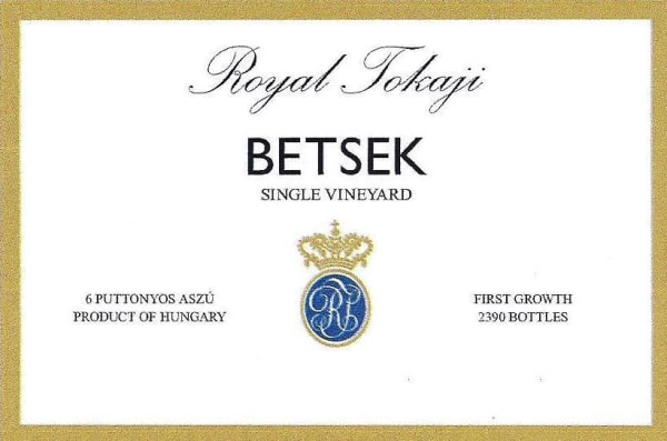 Rượu vang trằng Royal Tokaji Tokaji Betsek 6 Puttonyos Aszu 2008