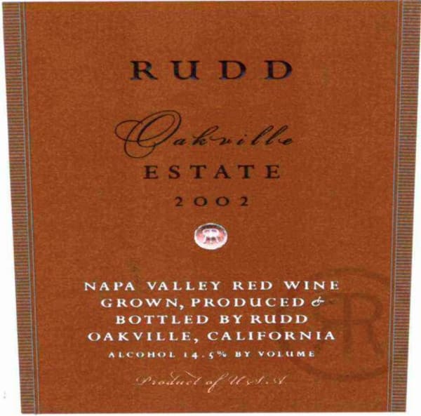 Rượu vang đỏ Rudd Oakville Estate Proprietary Red (chai Magnum 1,5 lít) 2002