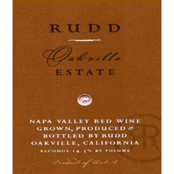 Rượu vang đỏ Rudd Oakville Estate Proprietary Red (slightly torn label) 2009