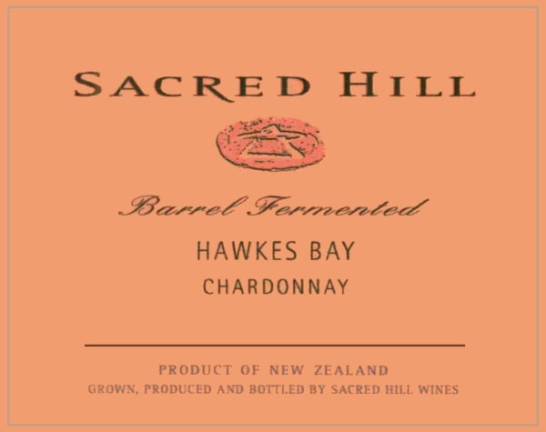 Rượu vang trằng Sacred Hill Barrel Fermented Chardonnay 2015