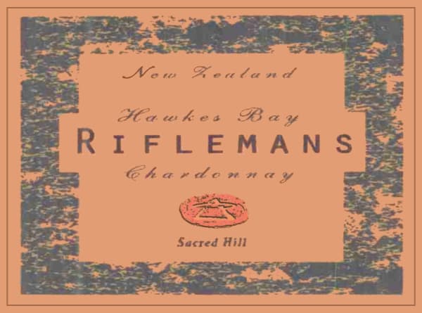 Rượu vang trằng Sacred Hill Hawke's Bay Riflemans Chardonnay 2007