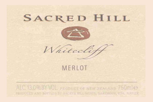Rượu vang đỏ Sacred Hill Whitecliff Merlot 2012