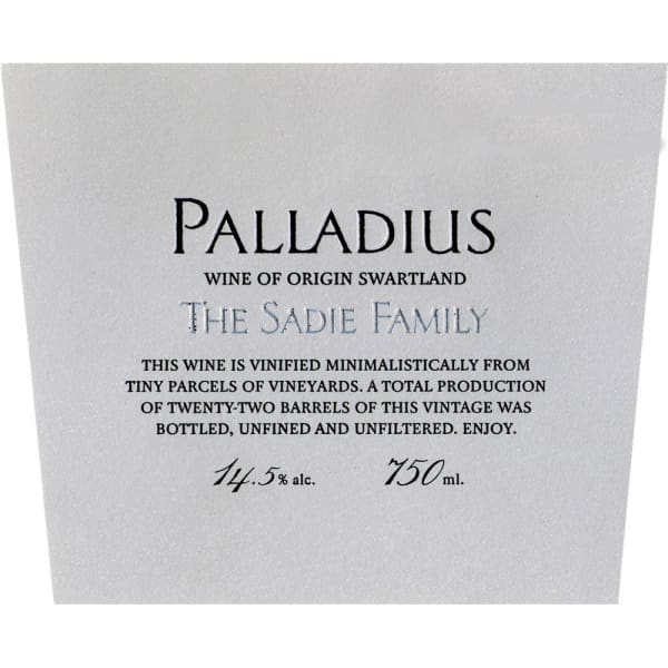 Rượu vang trằng Sadie Family Palladius 2013