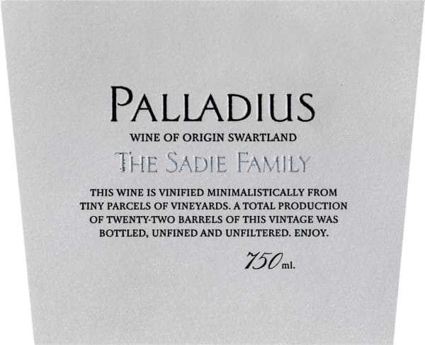 Rượu vang trằng Sadie Family Palladius 2020