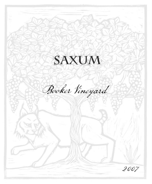 Rượu vang đỏ Saxum Booker Vineyard 2007