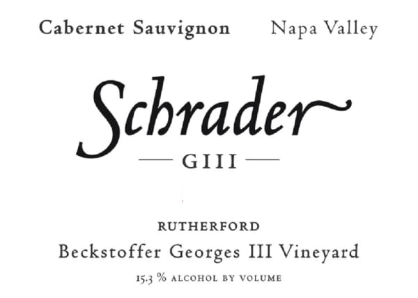 Rượu vang đỏ Schrader Beckstoffer Georges III Vyd. Cabernet Sauvignon 2019