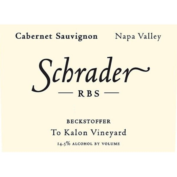 Rượu vang đỏ Schrader Beckstoffer To Kalon Cabernet Sauvignon 2012