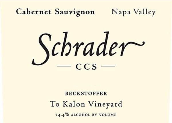 Rượu vang đỏ Schrader CCS Beckstoffer To Kalon Cabernet Sauvignon 2016