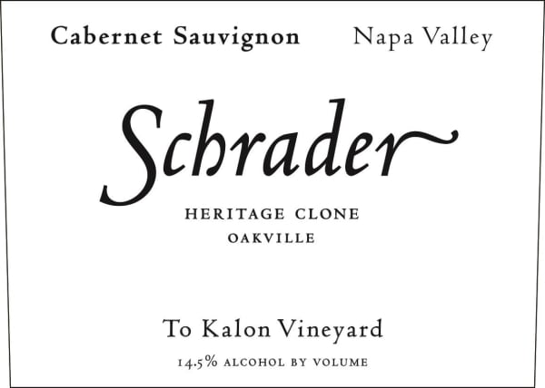 Rượu vang đỏ Schrader Heritage Clone Cabernet Sauvignon 2019