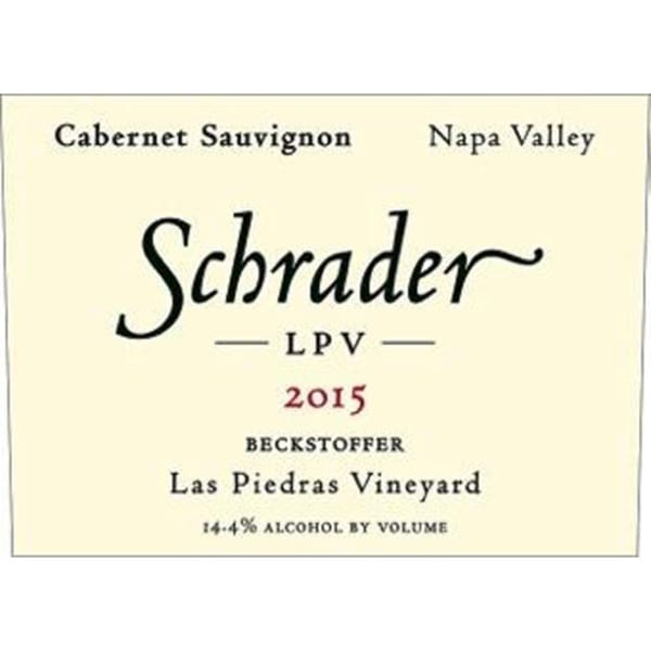 Rượu vang đỏ Schrader LPV Beckstoffer Las Piedras Vineyard Cabernet Sauvignon 2015