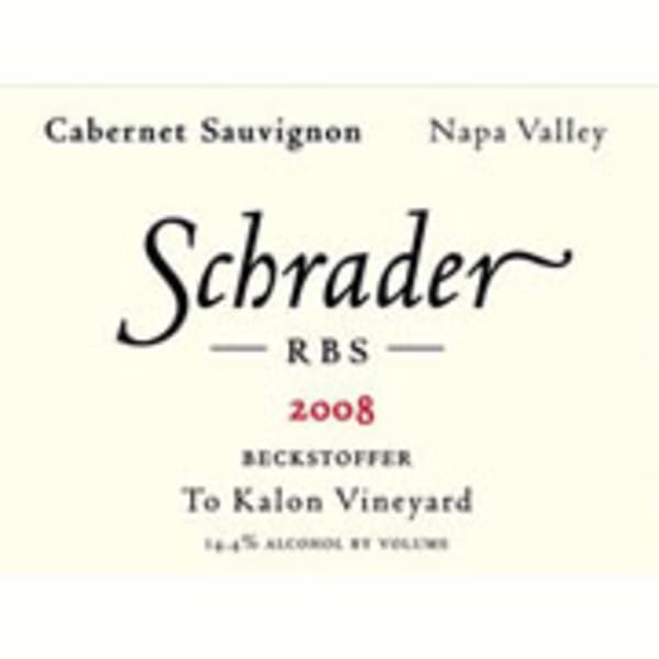 Rượu vang đỏ Schrader RBS To Kalon Vineyard Cabernet Sauvignon 2008