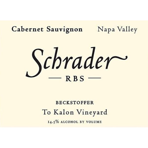 Rượu vang đỏ Schrader RBS To Kalon Vineyard Cabernet Sauvignon 2014