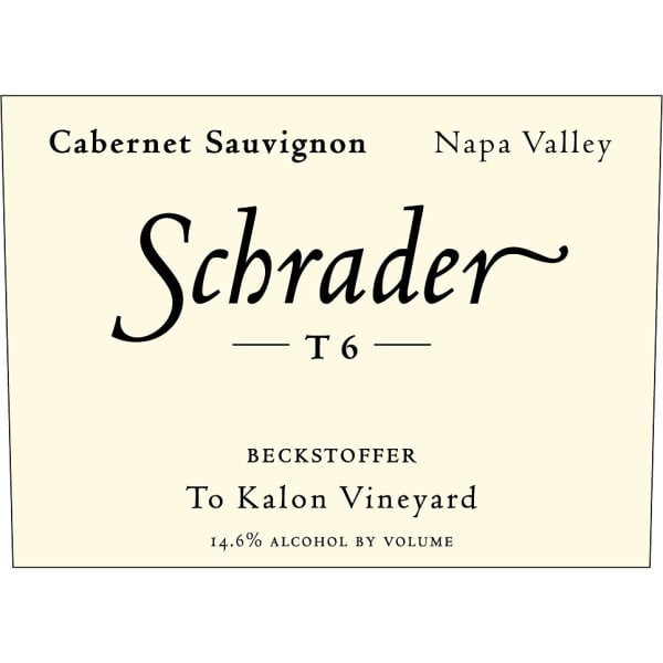 Rượu vang đỏ Schrader T6 Beckstoffer To Kalon Vineyard Cabernet Sauvignon 2012