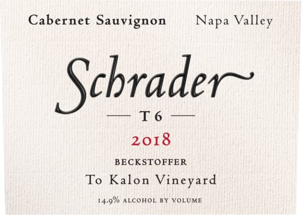 Rượu vang đỏ Schrader T6 Beckstoffer To Kalon Vineyard Cabernet Sauvignon 2018