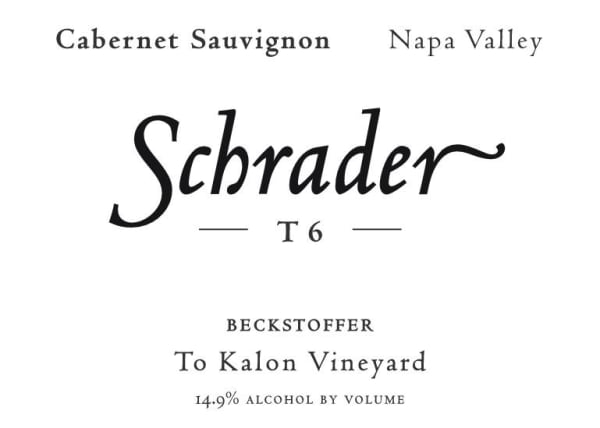 Rượu vang đỏ Schrader T6 Beckstoffer To Kalon Vineyard Cabernet Sauvignon 2019