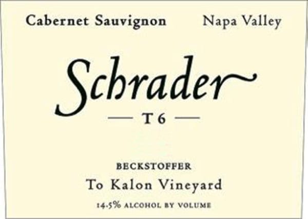 Rượu vang đỏ Schrader T6 Beckstoffer To Kalon Vineyard Cabernet Sauvignon (scuffed label) 2013