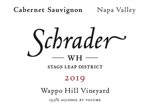 Rượu vang đỏ Schrader Wappo Hill Cabernet Sauvignon 2019