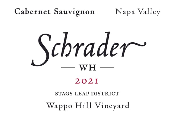 Rượu vang đỏ Schrader Wappo Hill Cabernet Sauvignon 2021