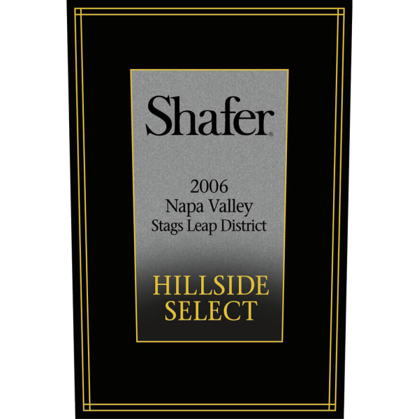 Rượu vang đỏ Shafer Hillside Select Cabernet Sauvignon (chai Magnum 1,5 lít) 2006