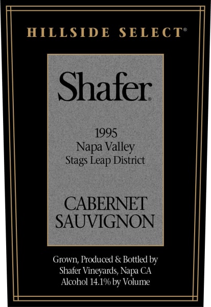 Rượu vang đỏ Shafer Hillside Select Cabernet Sauvignon (1.5 Liter Magnum - loose capsule) 1995