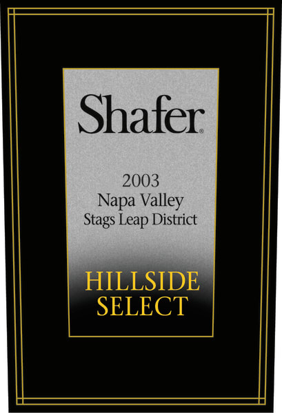 Rượu vang đỏ Shafer Hillside Select Cabernet Sauvignon 2003