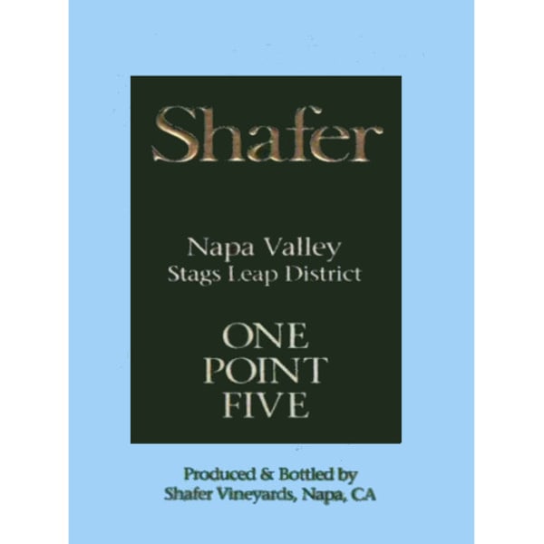Rượu vang đỏ Shafer One Point Five Cabernet Sauvignon (chai 3 lít) 2011