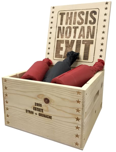 Rượu vang đỏ Sine Qua Non This Is Not An Exit Grenache & Syrah (6 bottles in OWC) 2009