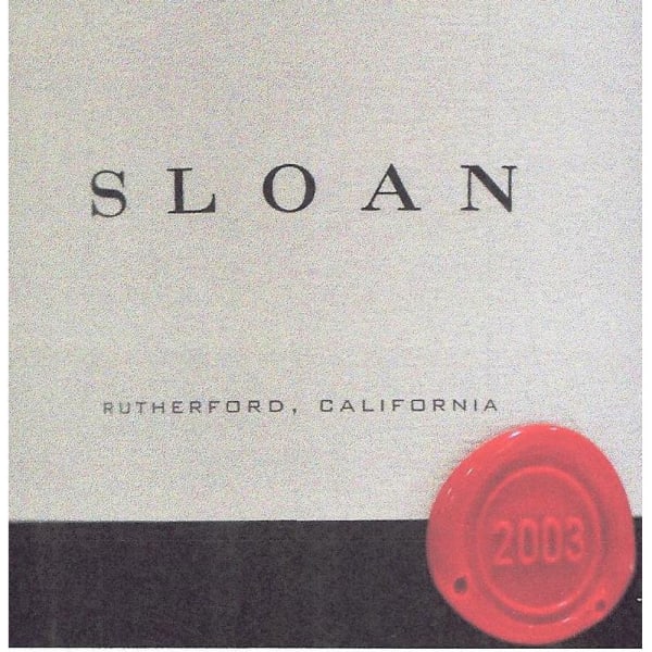 Rượu vang đỏ Sloan Proprietary Red 2003