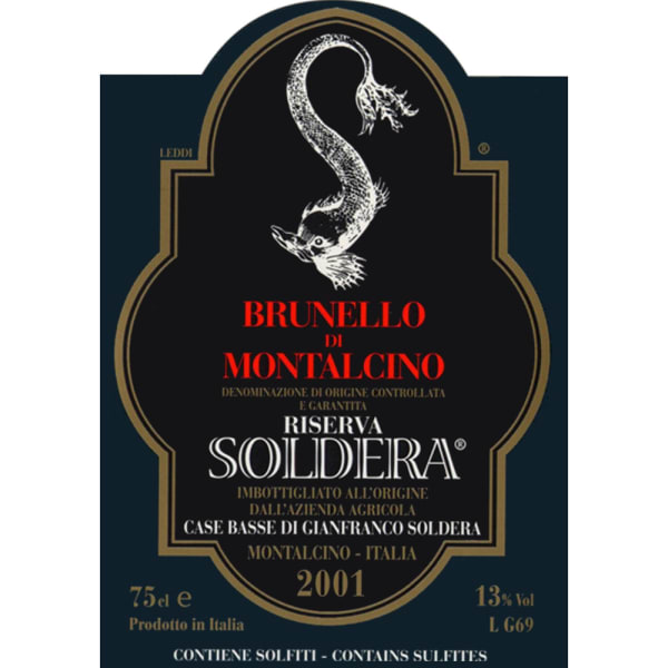 Rượu vang đỏ Soldera Brunello di Montalcino Riserva 2001
